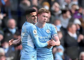 مانشستر سيتي قد يفقد خدمات دي بروين وكانسيلو حال التأهل لنصف نهائي دوري أبطال أوروبا