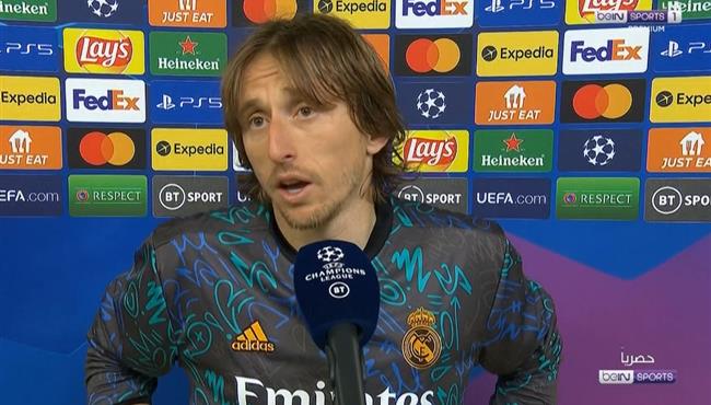 تصريحات لوكا مودريتش بعد مباراة ريال مدريد وتشيلسي