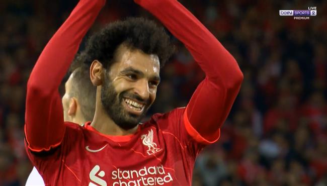 محمد صلاح كاد ان يسجل هدف رائع امام بنفيكا بدوري ابطال اوروبا