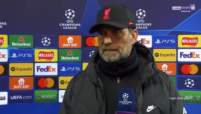 تصريحات يورجن كلوب بعد مباراة ليفربول وبنفيكا بدوري ابطال اوروبا