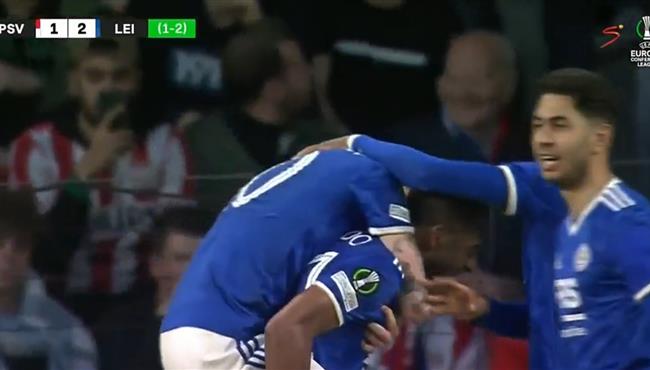 ملخص واهداف مباراة ليستر سيتي وايندهوفن 2 1 دوري المؤتمر الاوروبي