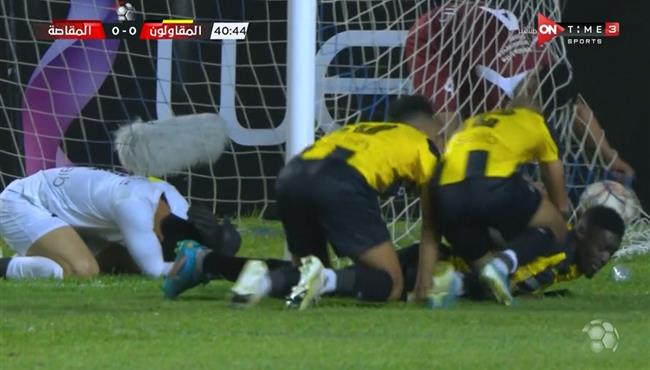 اهداف مباراة المقاولون العرب ومصر المقاصة 1 1 الدوري المصري