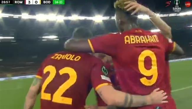 اهداف مباراة روما وبودو جليمت 4 0 دوري المؤتمر الاوروبي