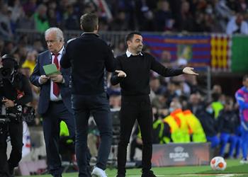 تشافي بعد توديع الدوري الأوروبي أمل التأهل لدوري الأبطال مازال حي ا وإصابة بيدري تقلقني