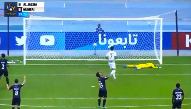 هدف فوز الجزيرة الامارتي علي مومباي سيتي 1 0 دوري ابطال اسيا