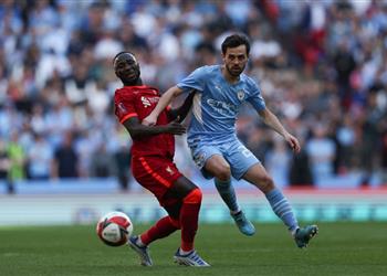 فيديو محرز يصنع وبرناردو سيلفا يسجل هدف مانشستر سيتي الثاني أمام ليفربول