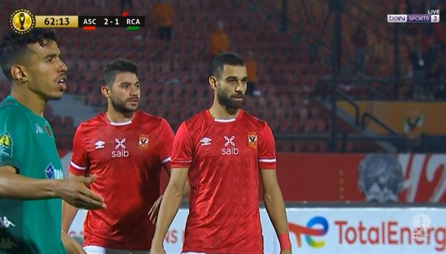 عمرو السولية يهدر ركلة جزاء امام الرجاء بدوري ابطال افريقيا