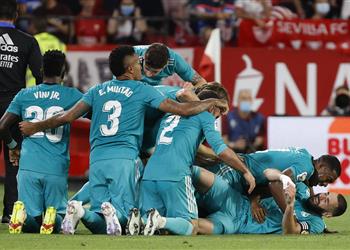 ماذا يحتاج ريال مدريد للتتويج بالدوري الإسباني بعد الفوز على إشبيلية