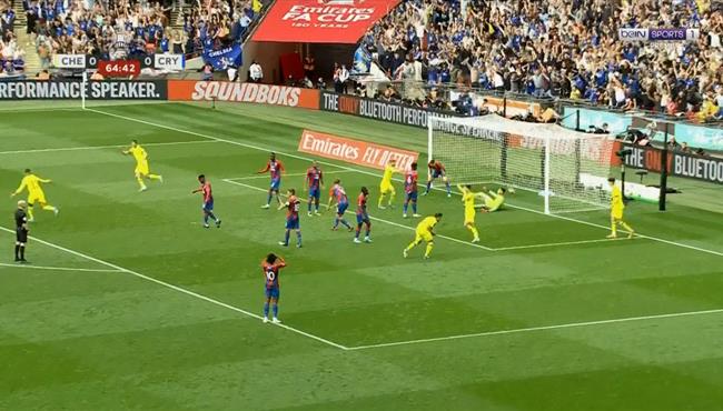 هدف تشيلسي الاول في مرمي كريستال بالاس بكأس الاتحاد الانجليزي