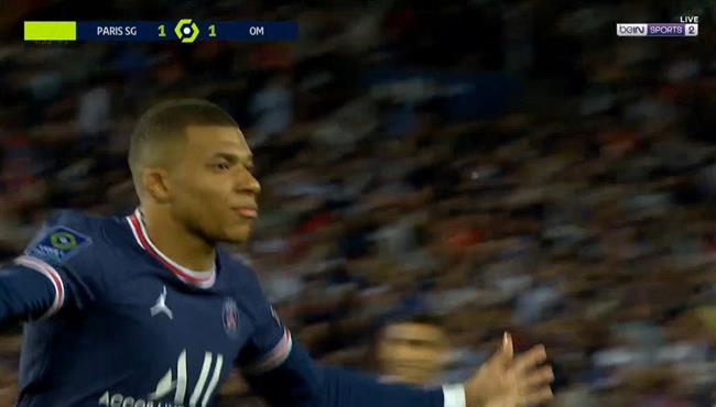 هدف مبابي في مرمي مارسيليا بالدوري الفرنسي