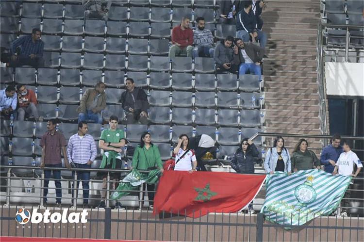 جماهير الرجاء المغربي من مباراة الأهلي على ملعب السلام