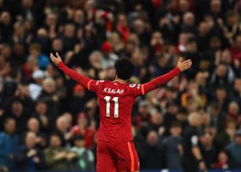 فيديو محمد صلاح يسجل هدف ليفربول الرابع أمام مانشستر يونايتد