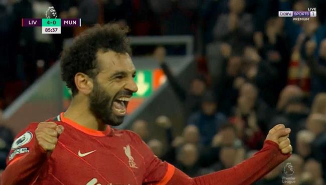 هدف محمد صلاح الثاني في مرمي مانشستر يونايتد بالدوري الانجليزي