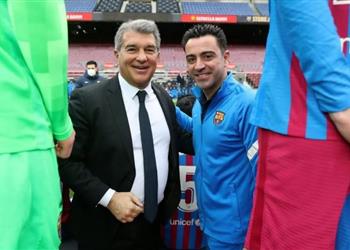 لابورتا تعاقد برشلونة مع تشافي قراري الأفضل ونستطيع الفوز بالدوري الإسباني