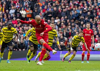 فيديو فابينيو يسجل هدف ليفربول الثاني أمام واتفورد