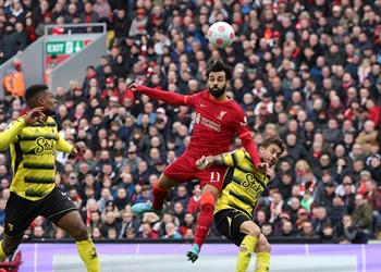 جماهير ليفربول عن أداء محمد صلاح أمام واتفورد ما فعله مع ماني خطير