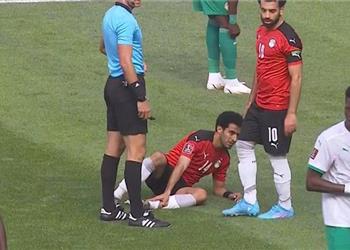 طبيب بيراميدز يعلن تطورات إصابة عمر جابر في مباراة مصر والسنغال
