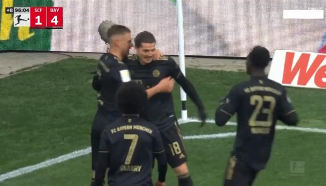 اهداف مباراة ميونخ وفرايبورج 4 1 الدوري الالماني