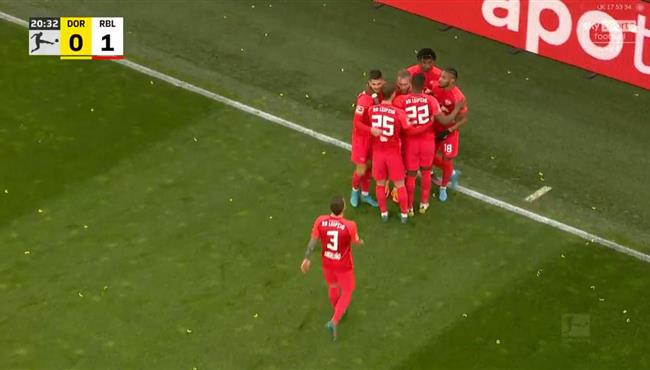 اهداف مباراة بوروسيا دورتموند ولايبزج 1 4 الدوري الالماني