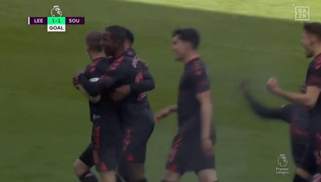 اهداف مباراة ليدز يونايتد وساوثهامبتون 1 1 الدوري الانجليزي