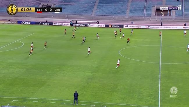 هدف خرافي من منتصف الملعب في مباراة الترجي وشباب بلوزداد بدوري ابطال افريقيا