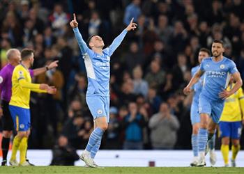 فيديو محرز يسجل ومانشستر سيتي يستعيد صدارة الدوري الإنجليزي بثلاثية أمام برايتون