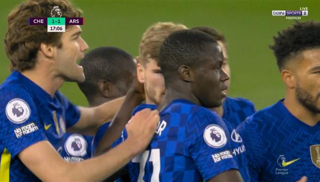 هدف تعادل تشيلسي مع ارسنال 1 1 الدوري الانجليزي فيرنر
