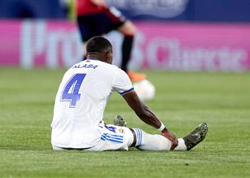 أنشيلوتي يوضح إصابة ألابا قبل مباراة ريال مدريد ومانشستر سيتي