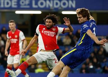 أول تعليق من محمد النني على فوز آرسنال أمام تشيلسي في ديربي لندن