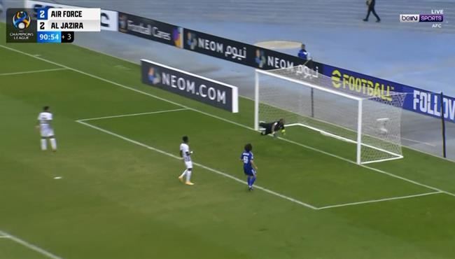هدف عالمي في مباراة الجزيرة والقوة الجوية بدوري ابطال اسيا