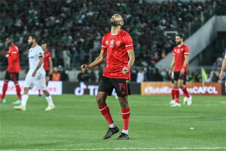حسين الشحات من مباراة الاهلي والرجاء المغربي
