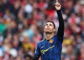 فيديو رونالدو يحقق رقمين مميزين بعد هدفه في مرمى آرسنال