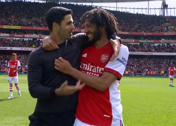 فيديو تقييم مرتفع لـ محمد النني بعد فوز آرسنال على مانشستر يونايتد