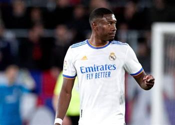 بعد خضوعه للفحص الطبي شكوك حول لحاق ألابا بمباراة ريال مدريد ومانشستر سيتي