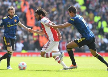 أول تعليق من محمد النني على فوز آرسنال أمام مانشستر يونايتد