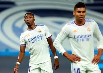 كاسيميرو وألابا يثيران قلق أنشيلوتي قبل مباراة ريال مدريد ومانشستر سيتي