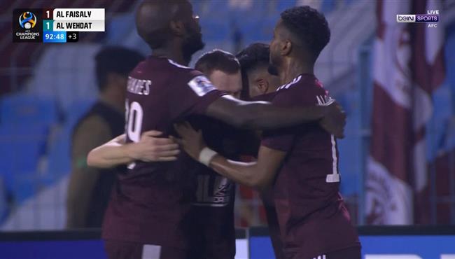 اهداف مباراة الفيصلي والوحدات 1 1 دوري ابطال اسيا