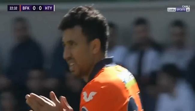 تريزيجيه يهدر فرصة هدف في مباراة باشاك شهير وهاتاي سبور بالدوري التركي