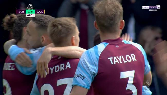 هدف فوز بيرنلي علي ولفرهامبتون 1 0 الدوري الانجليزي