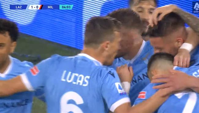 اهداف مباراة ميلان ولاتسيو 2 1 الدوري الايطالي