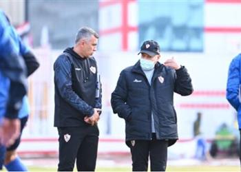 مران الزمالك فيريرا يصحح أخطاء اللاعبين وتقسيمة قوية استعداد ا لـ المصري
