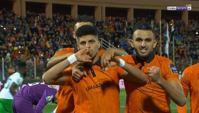 هدف نهضة بركان الاول في مرمي المصري 1 0 كاس الكونفيدرالية