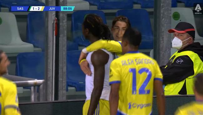 اهداف مباراة يوفنتوس وساسولو 2 1 الدوري الايطالي