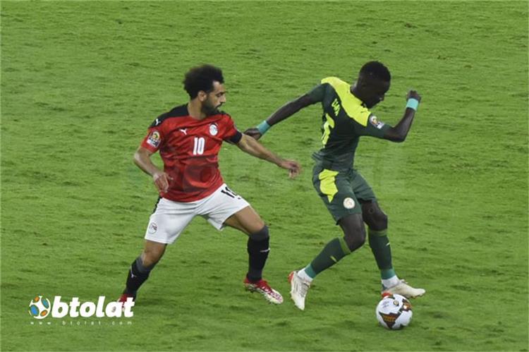 محمد صلاح من مباراة مصر والسنغال