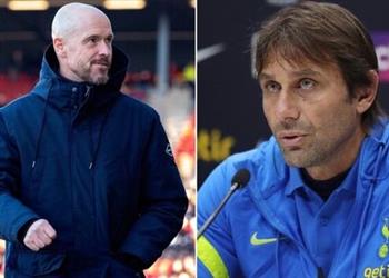 كونتي ي حذر تين هاج بعد تدريب مانشستر يونايتد تعاقدوا مع رونالدو وفاران وقدموا أداء أسوأ