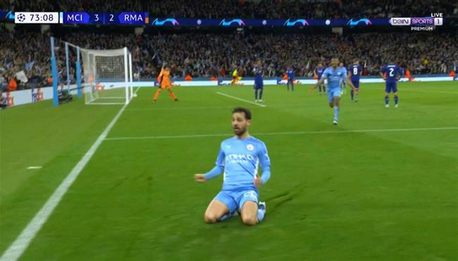 هدف برناردو سيلفا الرائع في مرمي ريال مدريد بدوري ابطال اوروبا