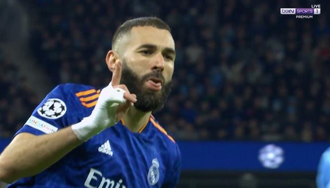 هدف كريم بنزيما الثاني في مرمي مانشستر سيتي بدوري ابطال اوروبا