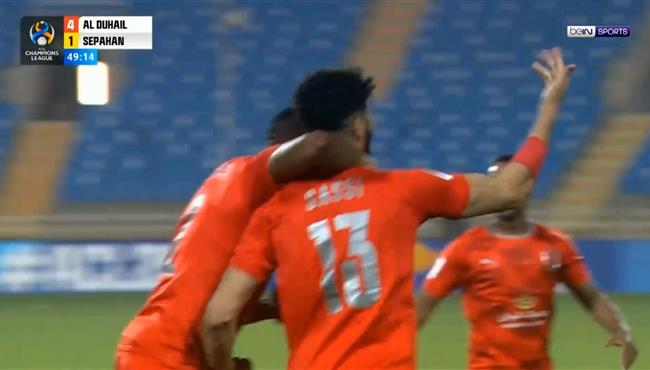 اهداف مباراة الدحيل وسباهان اصفهان 5 2 دوري ابطال اسيا