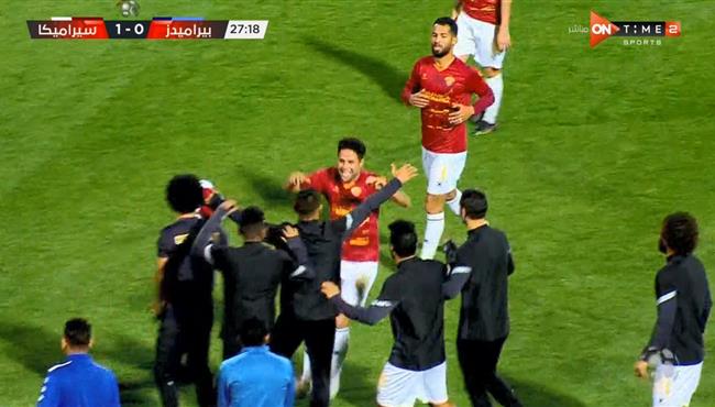 هدف فوز سيراميكا كليوباترا علي بيراميدز 1 0 الدوري المصري