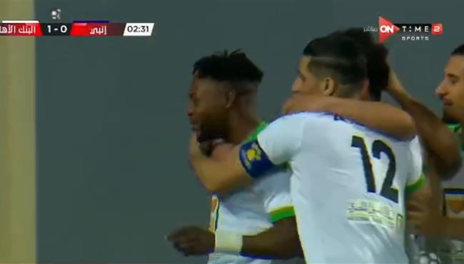 اهداف مباراة انبي والبنك الاهلي 2 2 الدوري المصري